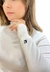 Blusa Linha Manga Longa Gola Alta Colcci Off White - comprar online