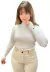 Blusa Linha Manga Longa Gola Alta Colcci Off White