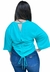 Blusa Open Com Amarração Verde Azulado - comprar online