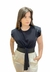 Blusa Cropped Open Nó Preto