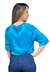 Blusa Cropped Cetim Open - Azul Magnifico - comprar online