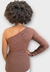 Blusa Open Slim Assimétrica Com Logo - loja online