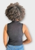 Blusa Open Canelado com Aplicação Preto - comprar online