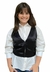 Colete Feminino Open Cetim Preto