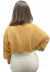 Blusão Moletom Cropped Feminino Colcci - Marrom Feijo na internet