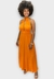 Vestido Colcci Midi Joana Frente Única Com Amarração