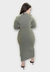 Vestido Colcci Canelado Slim Manga Longa 440113825 - comprar online
