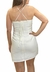 Vestido Open Slim Cut Out Drapeado Com Linho E Tiras - comprar online