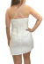 Vestido Open Slim Cut Out Drapeado Com Linho E Tiras - comprar online