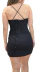 Vestido Open Slim Cut Out Drapeado Com Linho E Tiras - FASCINIOS BOUTIQUE