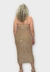 Vestido Metalizado Open - comprar online
