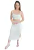 Cropped Feminino Canelado Metalizado Colcci - Off na internet