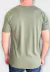 Camiseta Masculina Básica Slim King & Joe - Militar - comprar online