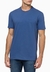Camiseta Masculina Logo Basico Peito Calvin Klein - Azul Medio