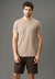 Camiseta Masc Logo Basico Peito Calvin Klein - Caqui Médio - comprar online