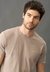 Camiseta Masc Logo Basico Peito Calvin Klein - Caqui Médio - FASCINIOS BOUTIQUE
