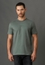 Camiseta Masc Manga Curta Logo Centralizado CKJ - Verde Médio - comprar online