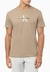 Camiseta MC CKJ Masc Re Issue Caqui