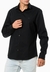 Camisa ML Slim Basica Logo No Peito Calvin Klein - Preto