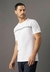 Camiseta Masculina Calvin Klein Logo Palito Branco - comprar online