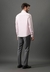 Camisa Slim ML Basica Algodão Poliamida Rosa Claro - FASCINIOS BOUTIQUE