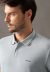 Polo Mc Regular Basica com Friso Azul Claro - FASCINIOS BOUTIQUE