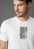 Camiseta MC CK Masc Lines Suedine Branco - FASCINIOS BOUTIQUE