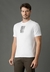Camiseta MC CK Masc Lines Suedine Branco - comprar online