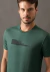 Camiseta MC CK Masc Art Brush Verde na internet