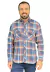 Camisa Masculina Ml Flanela Xadrez Lenhador King & Joe