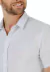 Camisa Casual King&Joe Slim Manga Curta Azul Claro na internet