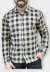 Camisa Casual Xadrez King&Joe Slim Manga Longa