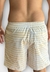 Short King&Joe Nylon Praia Listras Aquareladas - FASCINIOS BOUTIQUE