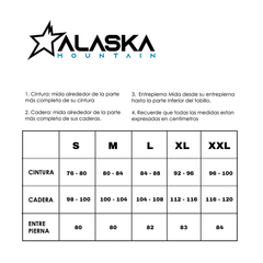 Pantalon Trekking Elastizado Alaska Domuyo Negro - Black Hawk Insumos Tácticos