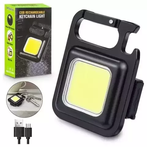 Linterna COB Mosqueton USB - comprar online
