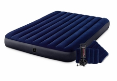 Colchon Inflable Intex Grande + Almohadas + Inflador