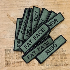 Parche Bordado SeaWolf Tactical Nombre o Frase