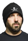 Gorro Micropolar SeaWolf Tactical Bordado Calavera Blanco