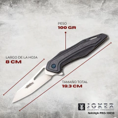 Navaja Plegable Joker Pro Acero Inoxidable G10 Hoja 8 9cm - comprar online