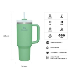 Vaso Stanley Quencher 1.1 Lt - Black Hawk Insumos Tácticos