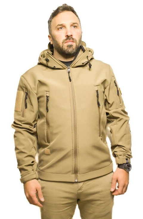 Campera de Softshell SeaWolf Tactical Coyote