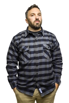 Camisa Leñadora Beardy Invierno Gris