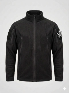 Campera de Micropolar SeaWolf Tactical Negro