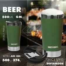 Vaso Cervecero con Tapa Waterdog - comprar online