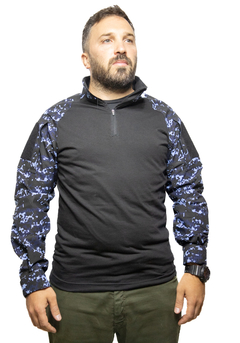 Remera de Combate SeaWolf Tactical Manga Larga Digital Infanteria