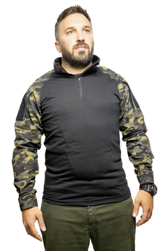 Remera de Combate SeaWolf Tactical Manga Larga Jaguar UTOI
