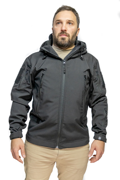 Campera de Softshell SeaWolf Tactical Negro