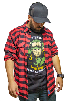 Camisa Leñadora Beardy Invierno Roja - Black Hawk Insumos Tácticos