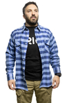 Camisa Leñadora Beardy Invierno Azul