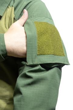 Remera de Combate SeaWolf Tactical Manga Larga Verde con Cuello en internet